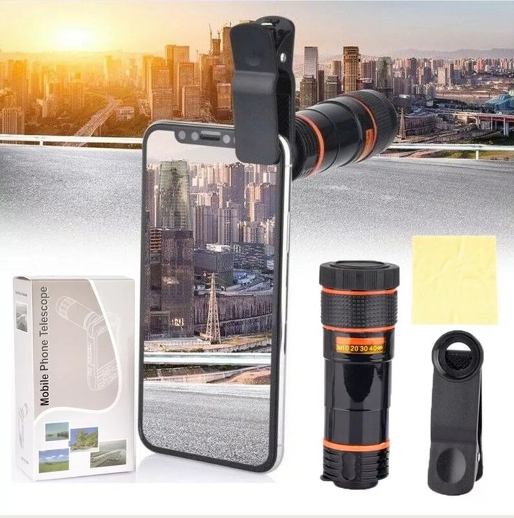 Picture of 8X Optical Zoom Telescope Camera Lens Clip Mobile Phone Telescope