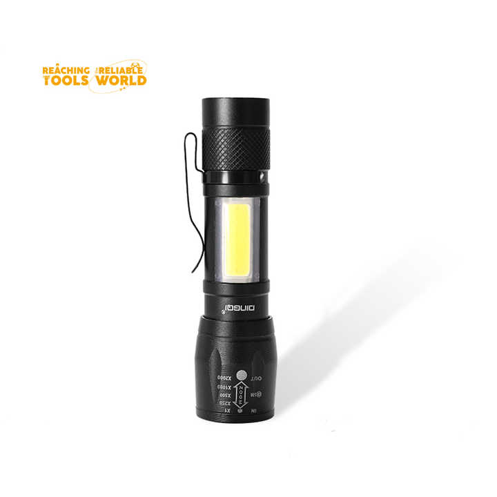 Picture of DINGQI LED Mini Tactical Flashlight Android Interface Rechargeable Mini Flashlight