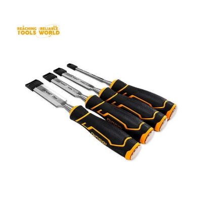 Picture of DINGQI 6 /14 /16 /25mm Woodworking Carpenter Firmer Chisel 4 Piece Wood Carving Chisel Set