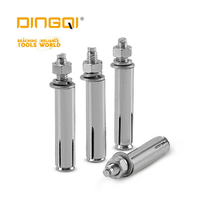 Picture of DINGQI Q235 Steel M6 M8 M10 M12 Built-In Expansion Screw External Hexagon Internal Expansion Bolt Anchor Expansion Bolt, 50pcs Packed