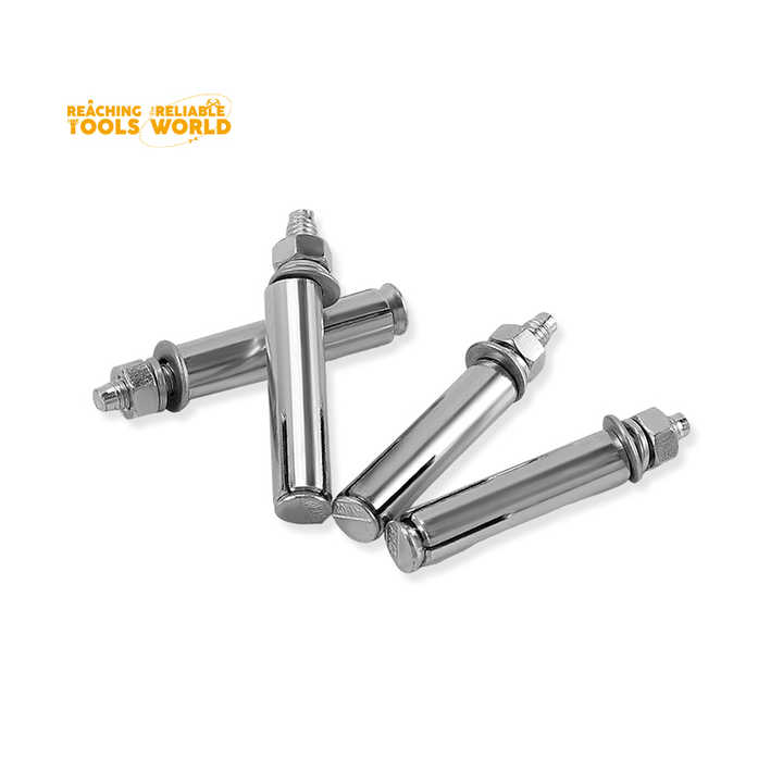 Picture of DINGQI Q235 Steel M6 M8 M10 M12 Built-In Expansion Screw External Hexagon Internal Expansion Bolt Anchor Expansion Bolt, 50pcs Packed
