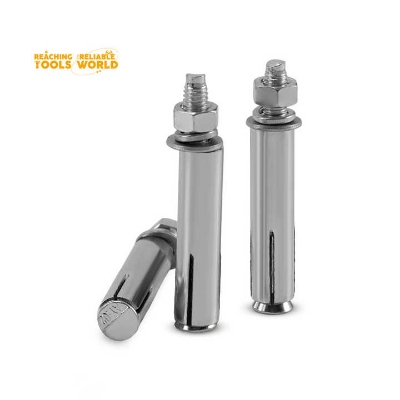 Picture of DINGQI Q235 Steel M6 M8 M10 M12 Built-In Expansion Screw External Hexagon Internal Expansion Bolt Anchor Expansion Bolt, 50pcs Packed