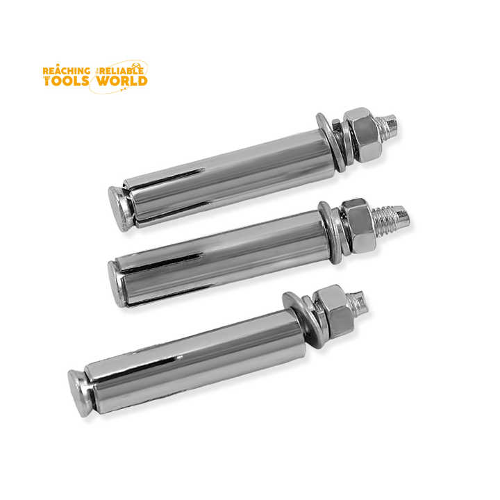 Picture of DINGQI Q235 Steel M6 M8 M10 M12 Built-In Expansion Screw External Hexagon Internal Expansion Bolt Anchor Expansion Bolt, 50pcs Packed
