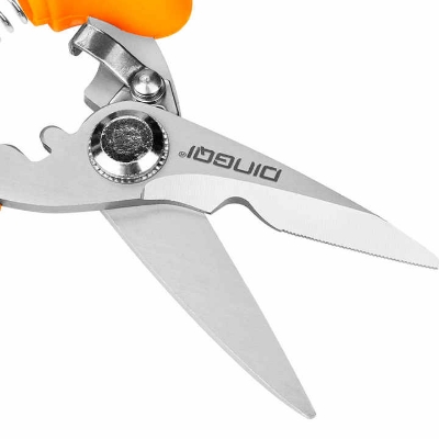 Picture of DINGQI 7" Electrician Scissors Kitchen Multi Purpose Scissors