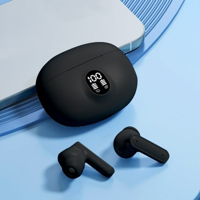 Picture of Air 04 Wireless Earbuds Micro A04 Airpods Air 39 Earbuds Micro Clear Sound, Bluetooth 5.3, Transparent Case, Heavy Bass Stereo, Noise Reduction, Sports Headset with Microphone, Waterproof, LED Display