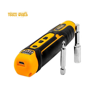 Picture of DINGQI 28pcs 3.6v Cordless Power Rechargeable Mini Adjustable Torque Household Multifunctional Electric Screwdriver Tool Set