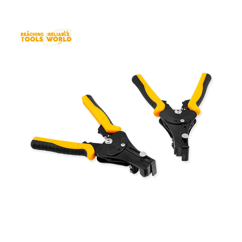 Picture of DINGQI 7 Inch Wire Stripper Electrician Pliers Side Cutters Cable Pliers for Stripper Dividing