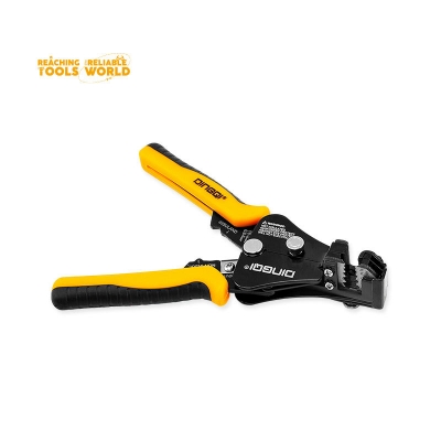 Picture of DINGQI 7 Inch Wire Stripper Electrician Pliers Side Cutters Cable Pliers for Stripper Dividing