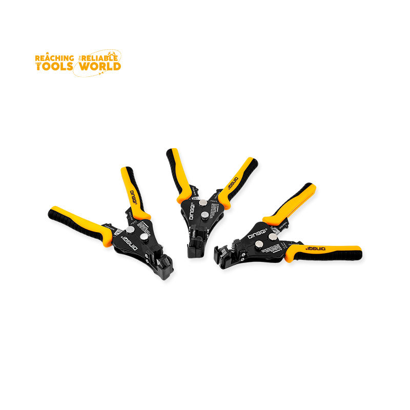 Picture of DINGQI 7 Inch Wire Stripper Electrician Pliers Side Cutters Cable Pliers for Stripper Dividing