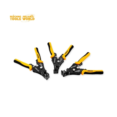 Picture of DINGQI 7 Inch Wire Stripper Electrician Pliers Side Cutters Cable Pliers for Stripper Dividing