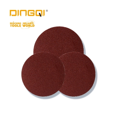Picture of 4" Red P60/P80/P100/P120/ Sanding Disc Sandpaper Suitable for Sanding Machine Polishing and Grinding Disc Sandpaper/100Pcs