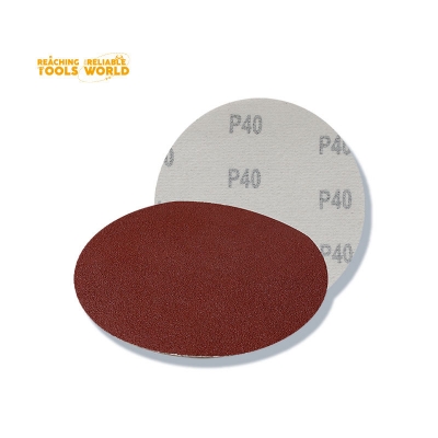 Picture of 4" Red P60/P80/P100/P120/ Sanding Disc Sandpaper Suitable for Sanding Machine Polishing and Grinding Disc Sandpaper/100Pcs