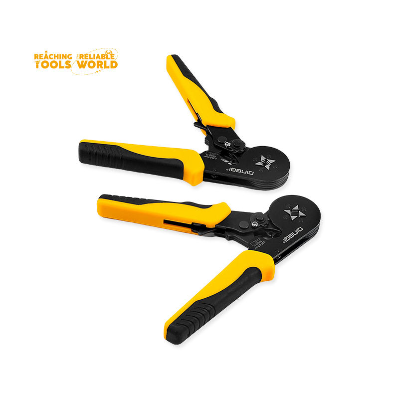 Picture of DINGQI 0.25-6mm2 Crimping Cable Lug Pressing Plier Cable End Sleeves Crimping Tools