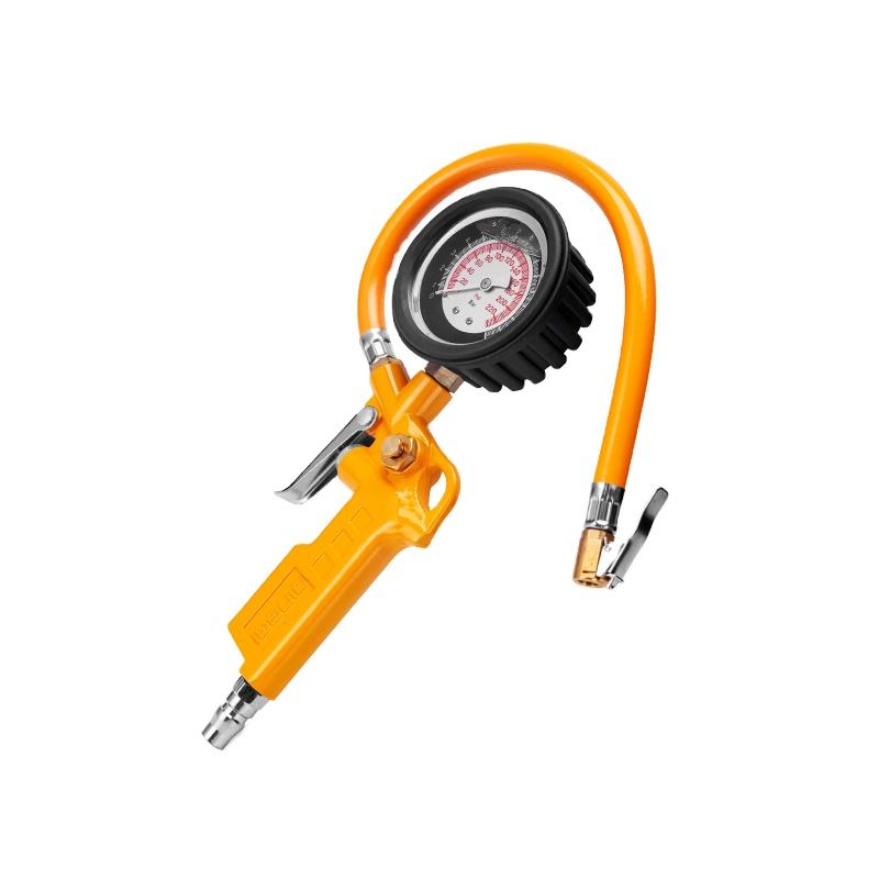 Picture of DingQi Factory Portable Heavy Duty Function Car Motorcycle Bicycle Auto Inflating Air Tire Inflator Pressure Gauge With 200psi