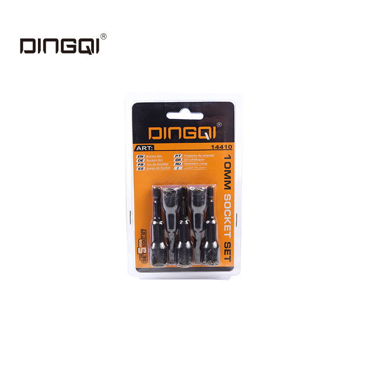 Picture of Magnetic Nut Setter Chinese Factory 8mm Crv Socket Hand Tool Set and 5pcs Socket Set for Car or Motorcycle