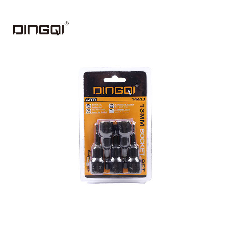 Picture of Magnetic Nut Setter Chinese Factory 8mm Crv Socket Hand Tool Set and 5pcs Socket Set for Car or Motorcycle