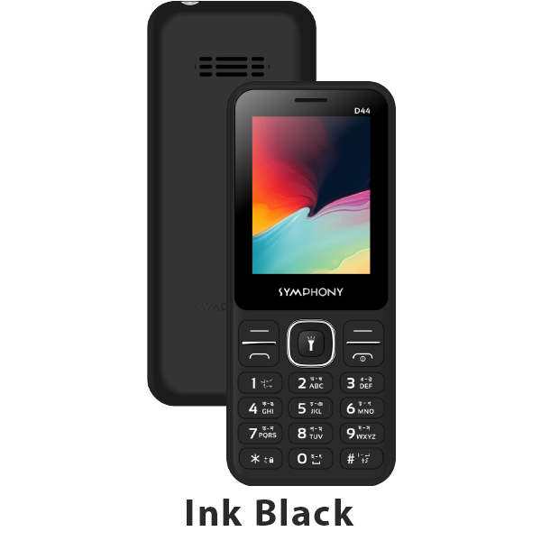 Picture of Symphony D44 Feature Phone with 1800 mAH Battery and Auto Call Recording, Call Blocking