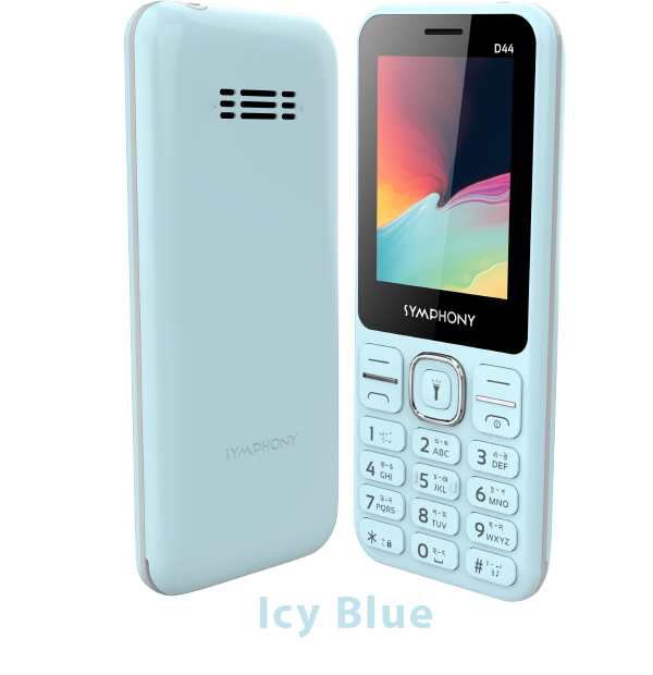 Picture of Symphony D44 Feature Phone with 1800 mAH Battery and Auto Call Recording, Call Blocking