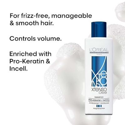 Picture of L'OREAL PROFESSIONNEL PARIS Xtenso Care Shampoo For Straightened Hair, 250 Ml