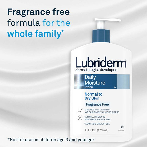 Picture of Lubriderm Daily Moisture Lotion Fragrance Free 709ml