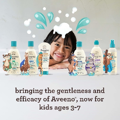 Picture of Aveeno Kids Hydrating Detangling Spray with Oat Extract, Quickly & Gently Detangles Kids' Hair, Tear-Free & Suitable for Skin & Scalp, Light Fragrance, Hypoallergenic