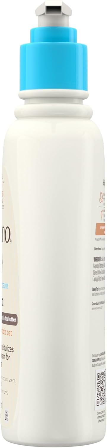 Picture of Aveeno Baby Daily Moisturizing Cream with Prebiotic Oat, Coconut Oil & Shea Butter, Gentle Coconut Scent,