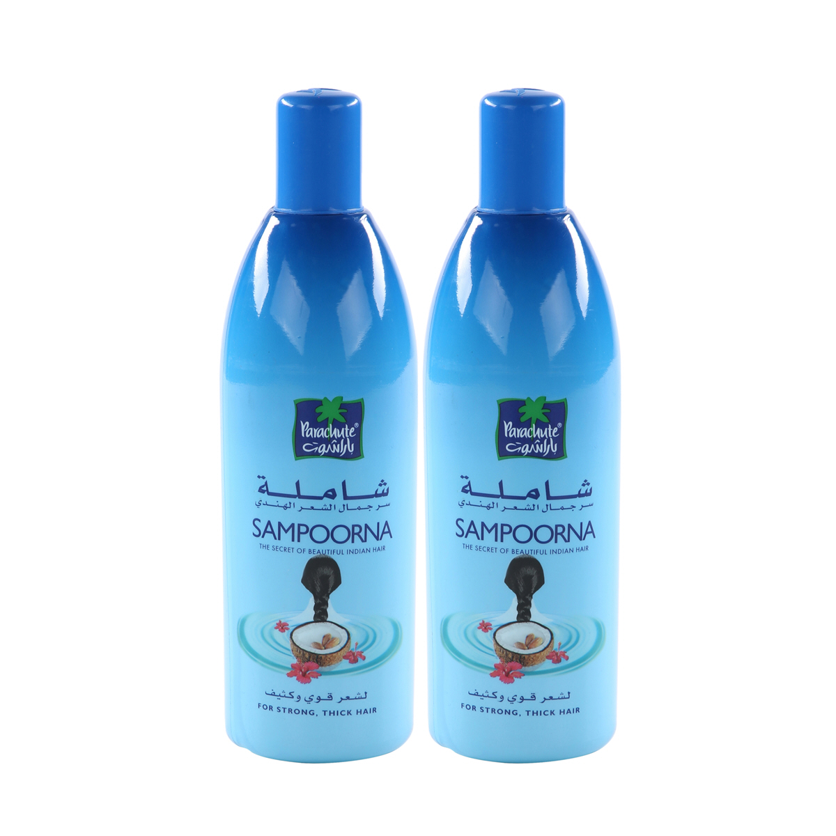 Picture of FParachute Sampoorna Coconut Hair Oil with Hibiscus & Almond| For Thick, Strong & Nourished Hair| All Hair Types| ROM DUBAI