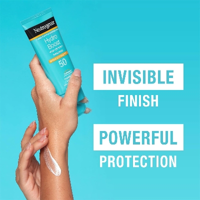 Picture of Neutrogena Hydro Boost Water Gel Moisturizing Sunscreen Lotion, Broad Spectrum Sunblock SPF 50, Water Resistant Travel Size Sunscreen For Sensitive
