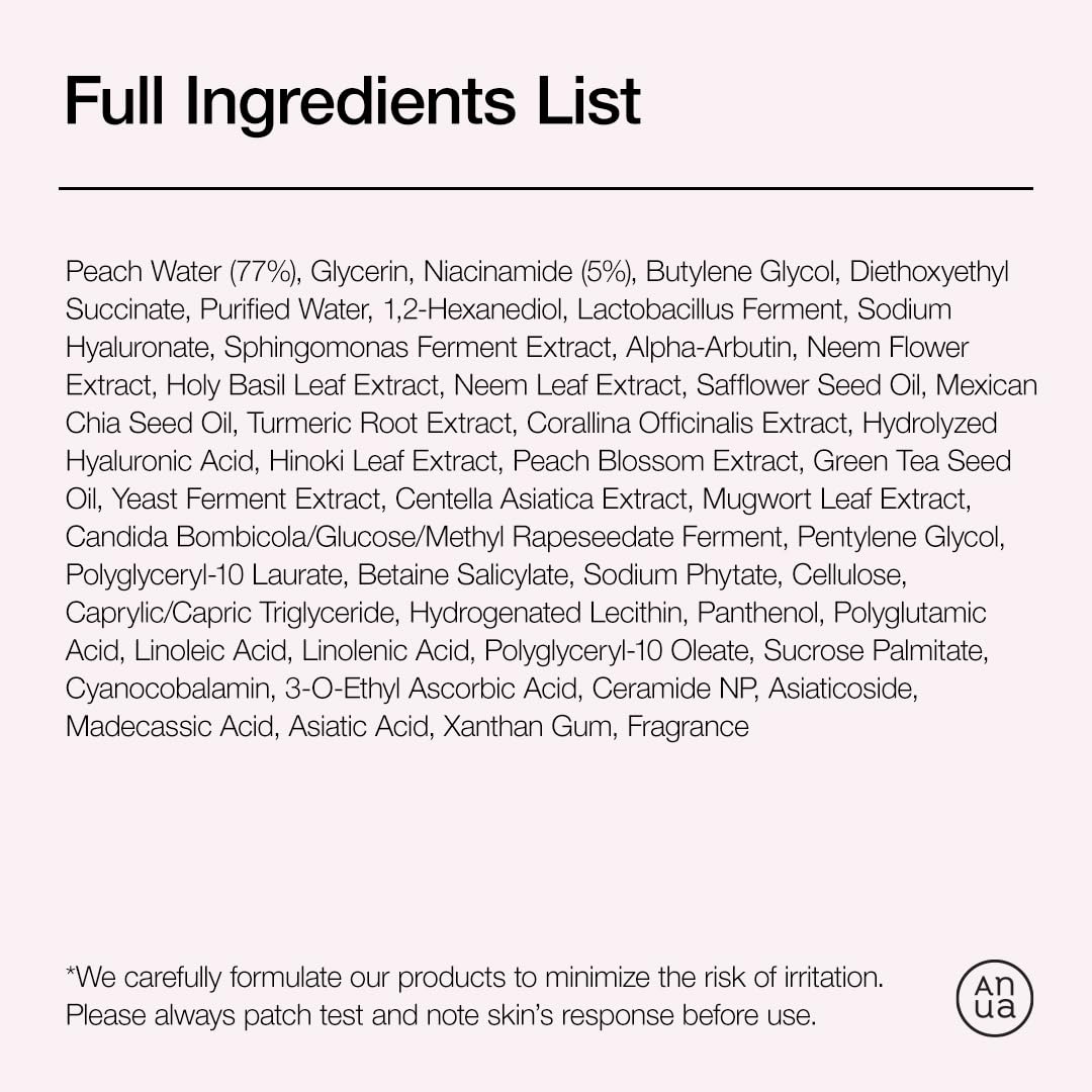 Picture of Anua Peach 70 Niacin Serum 30ml / brightening hydrating face serum/daily clean beauty