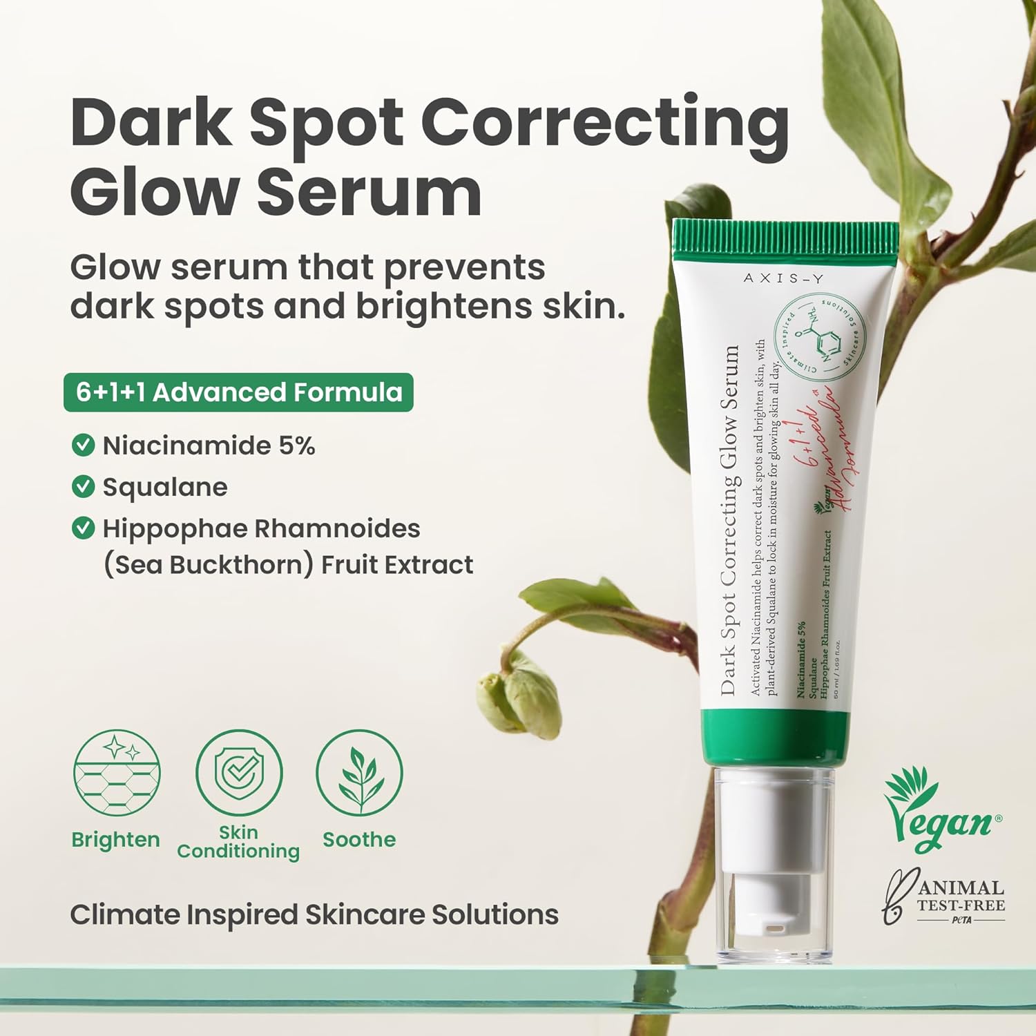 Picture of AXIS-Y Dark Spot Correcting Glow Serum 50ml / 1.69 fl. oz | Brightening Serum | Korean Skincare, Dark Spot Treatment, Hyperpigmentation Treatment