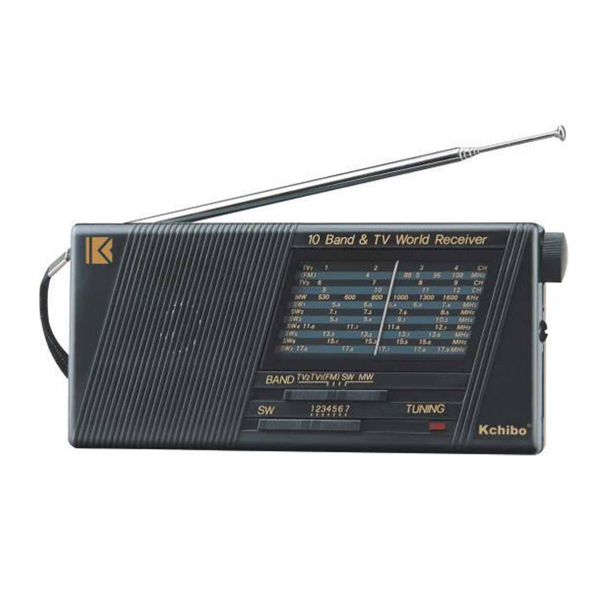 Picture of Kchibo_KK-8108T FM/ TV/ MW/ SW 10-Band Radio World Receiver