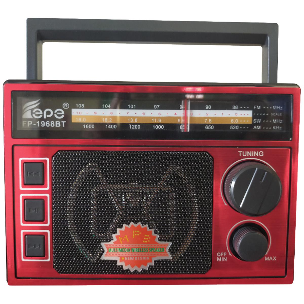 Picture of Fepe FP-1968BT AM/FM/SW  3-Band Radio