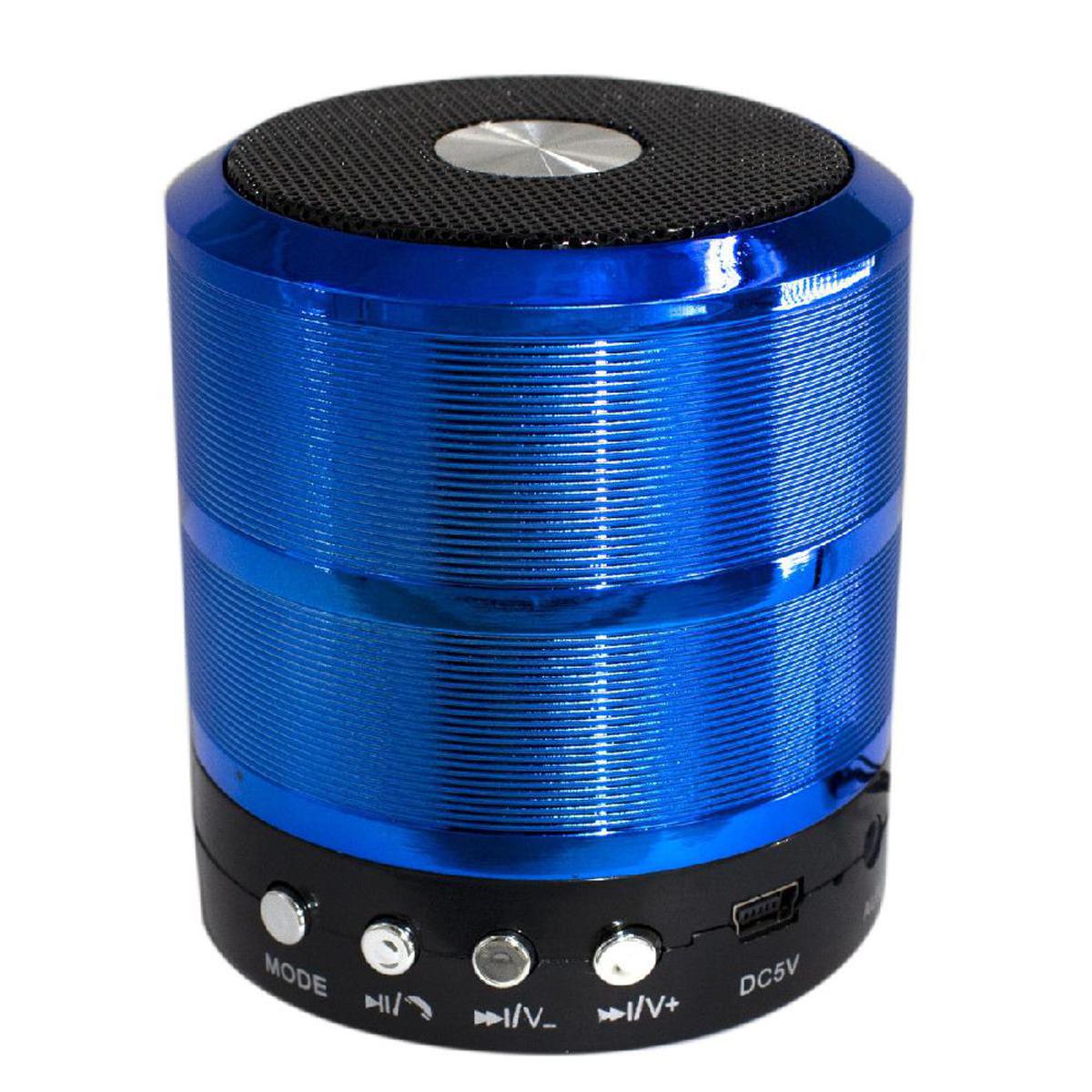 Picture of WS-887 Wireless Bluetooth Mini Speaker Portable Mini Metallic Subwoofer Super Bass support TF-Card for Android ios