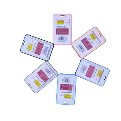 Picture of Chongxi C-827V Plastic Large Capacity Double Side Vertical ID Card Holder 1Pc
