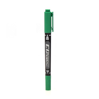 Picture of GXin G-107A CD/DVD Waterproof Green Permanent Marker Pen set with Clip