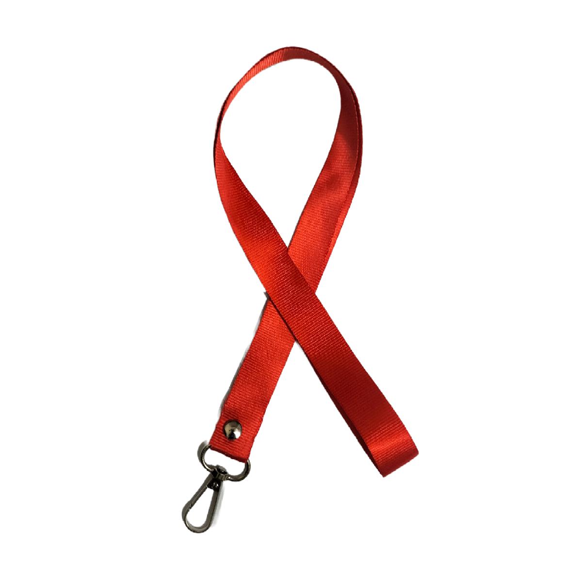 Picture of ID Card Strip Ribbon 2CM Lanyard (Red)