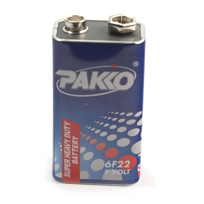 Picture of PAKKO 6F22 9V Super Heavy Duty Carbon Battery