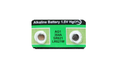 Picture of 2Pcs Top Power LR621W AG1 364A SR621 Button Cell Alkaline Battery