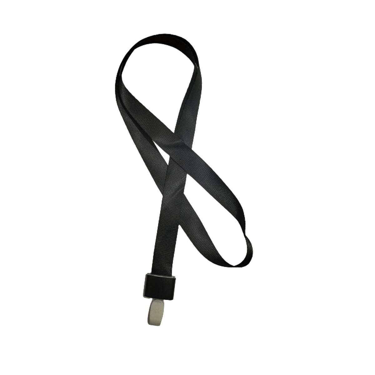 Picture of 1PC Lanyard Metal Hook Hanging Neck Rope for ID Card Holder (Black)