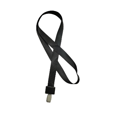 Picture of 1PC Lanyard Metal Hook Hanging Neck Rope for ID Card Holder (Black)