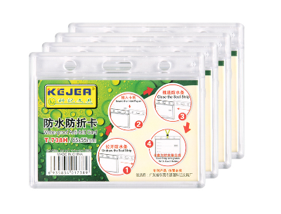 Picture of 5PCS Sliding Plastic Kejea Waterproof ID Card Holder