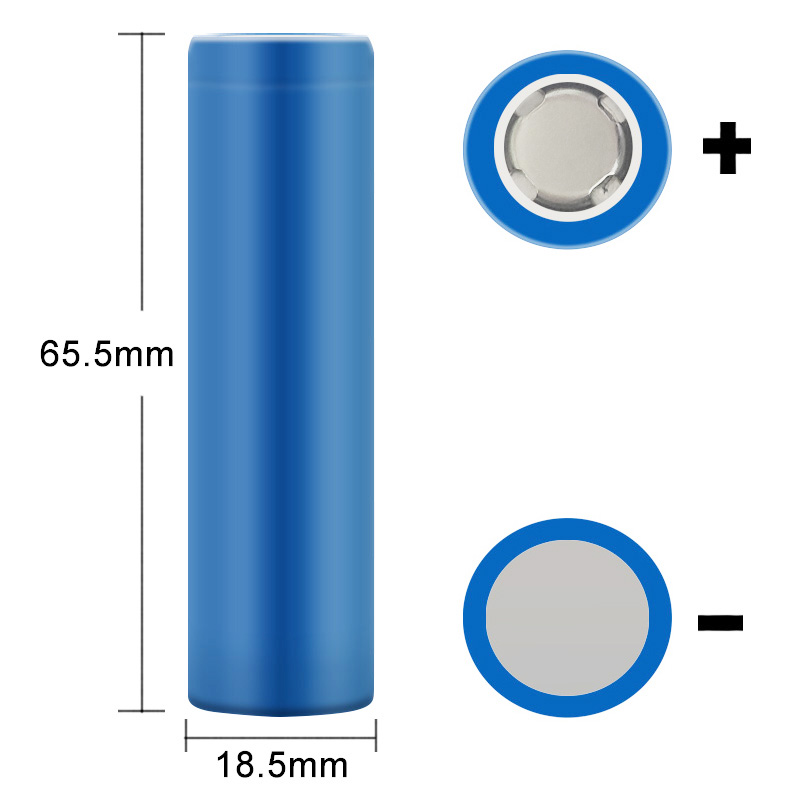 Picture of 1PC 18650 3.7V Flat Top Rechargeable Battery
