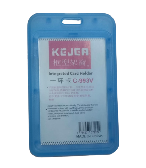 Picture of 1PC Kejea C-993V PP Plastic Double Side Visible Card Holder