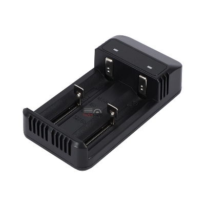 Picture of Dual Solts Smart Charger Rechargeable Lithium Battery USB Portable Charger for 32650 26650 18650 16340