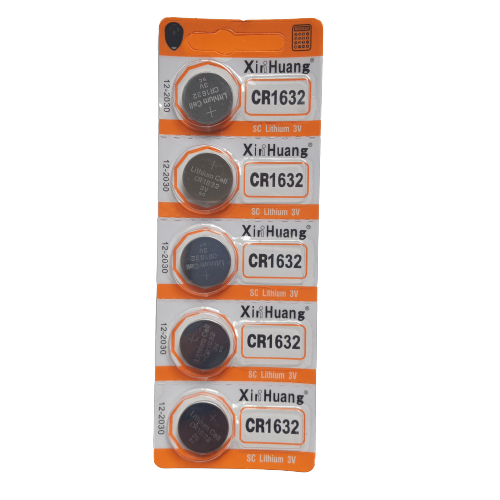 Picture of 5PCS Xin Huang CR1632 Coin Cell Button 3V Lithium Battery
