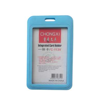 Picture of Chongxi C-113V Hard Plastic Double Side Transparent Work Permit Id Card Holder