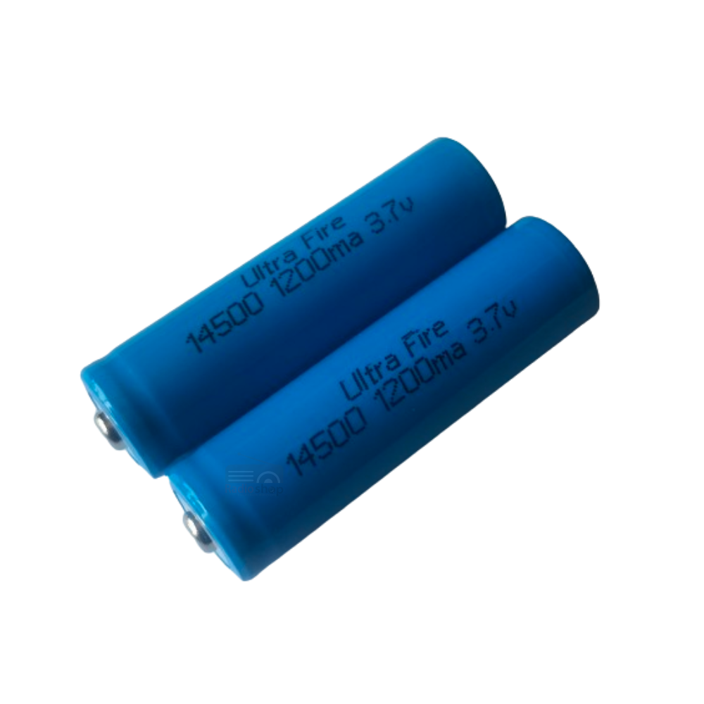 Picture of 2PCS 14500 AA 1200mAh 3.7V Rechargeable Battery