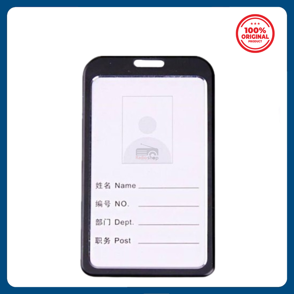 Picture of Aluminum alloy Metal ID Card Holder - Black