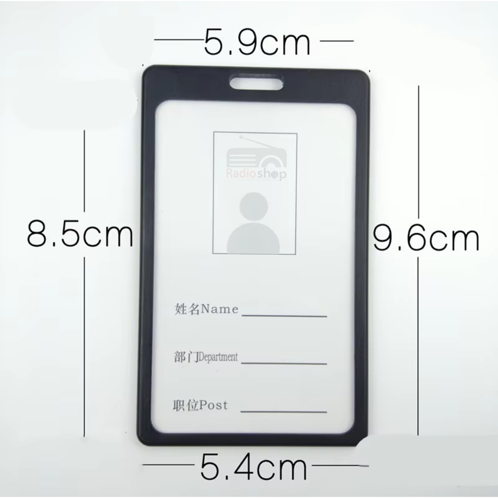Picture of Aluminum alloy Metal ID Card Holder - Black