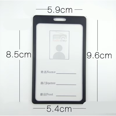 Picture of Aluminum alloy Metal ID Card Holder - Black